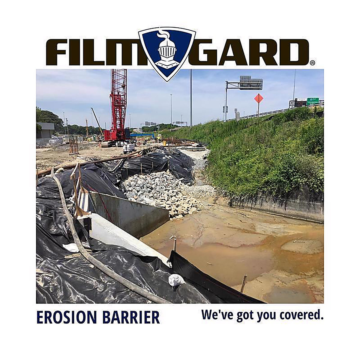 Film-Gard 626061 Plastic Sheeting 6 mil x 20 ft. W x 100 ft. L Polyethylene Black 1