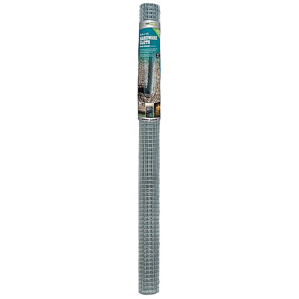 Garden Zone 113605 36 in. W x 5 ft. L Silver Steel Hardware Cloth 19 Ga.