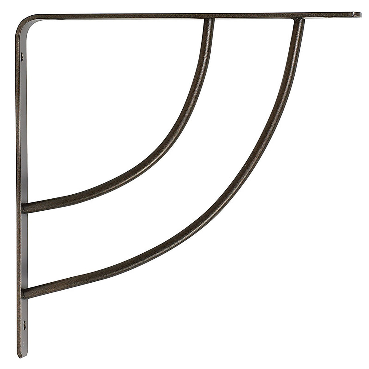 Knape & Vogt RP-0087-8BRZ John Sterling Bronze Bracket 12 Ga. 8 in. L 100 lb.