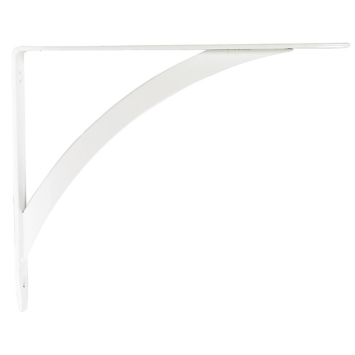 Knape & Vogt RP-0053-7WT John Sterling White Steel Decorative Bracket 12 Ga. 7 in. L 100 lb.