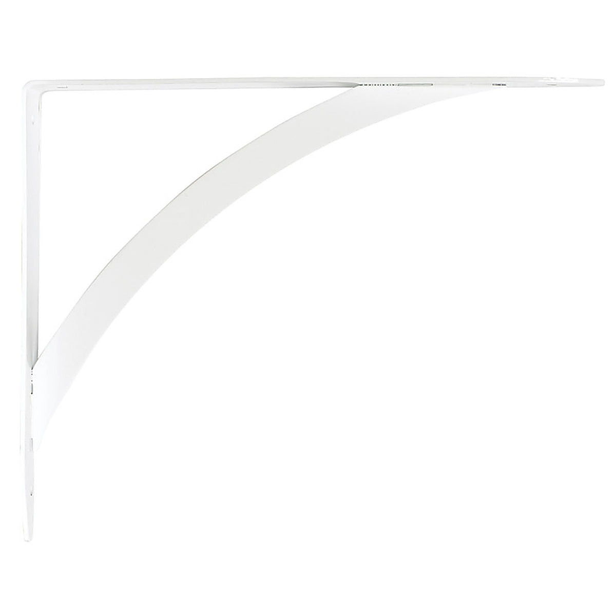 Knape & Vogt RP-0053-10WT John Sterling White Steel Bracket 12 Ga. 10 in. L 100 lb.