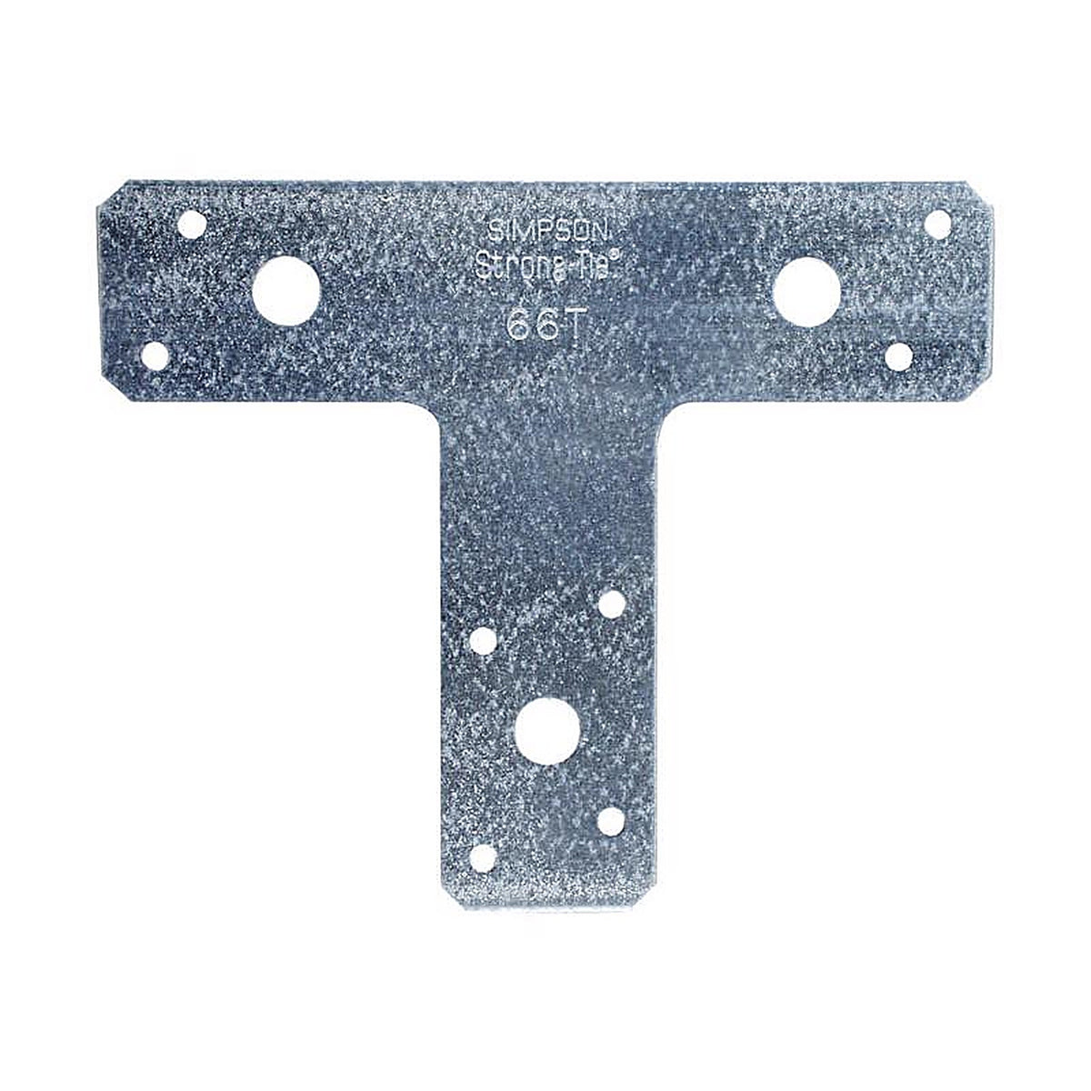 Simpson Strong-Tie 66T 5 in. H x 6 in. W 14 Ga. Galvanized Steel T Strap