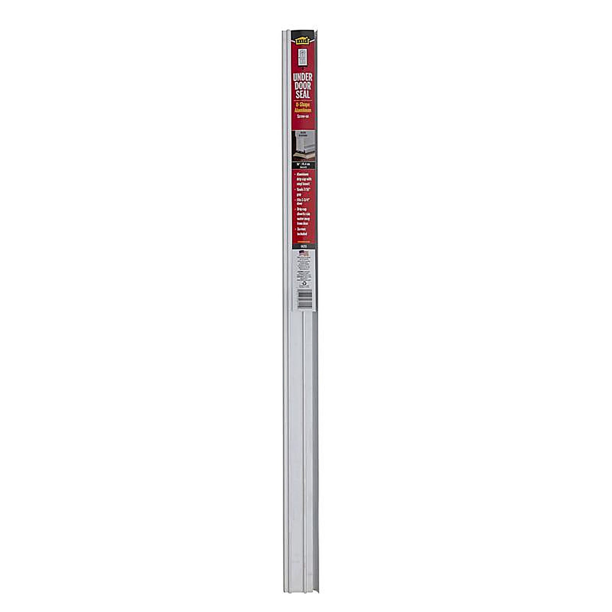 M-D 6155 Silver Aluminum Door Bottom For Drip Cap 3 in. L