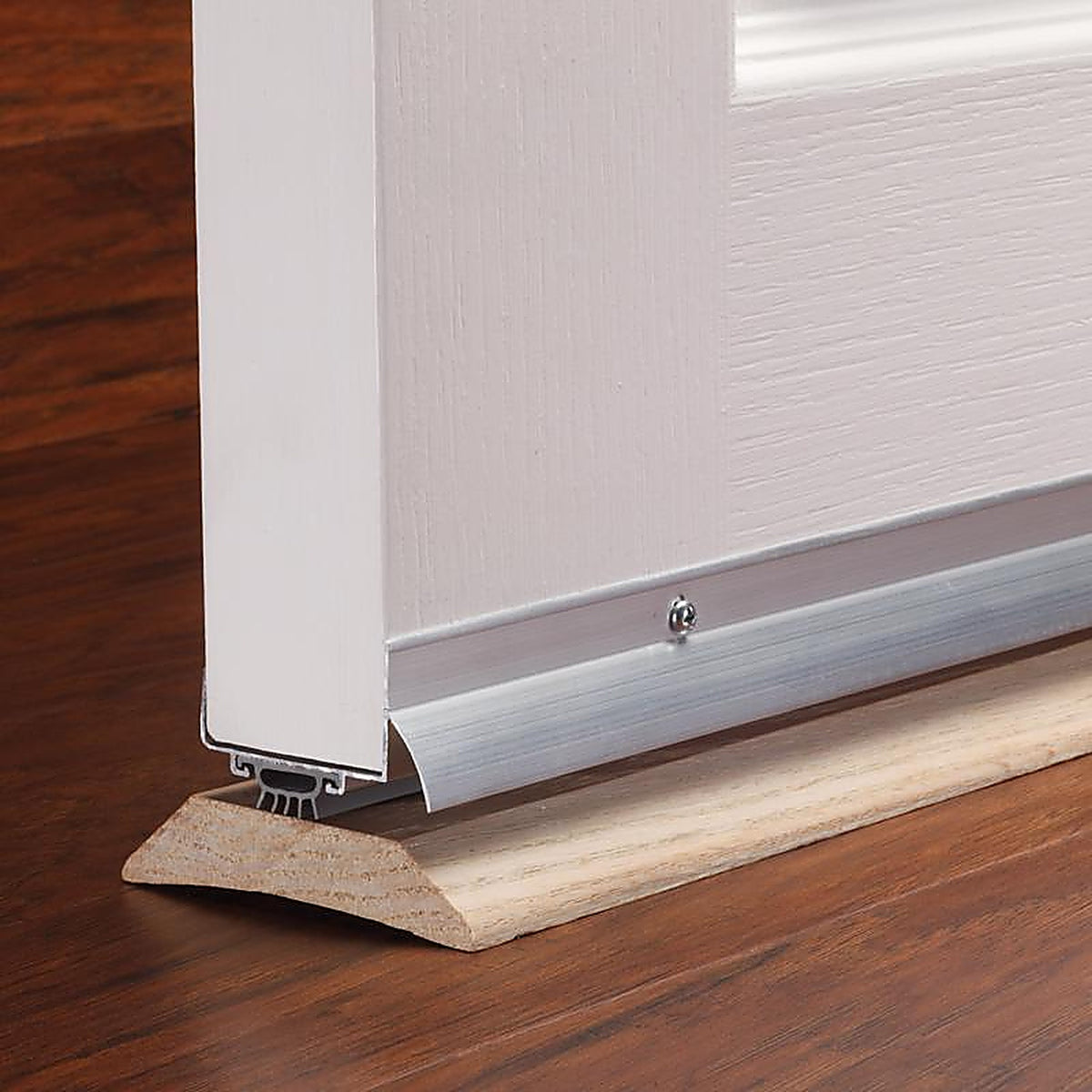 M-D 6155 Silver Aluminum Door Bottom For Drip Cap 3 in. L