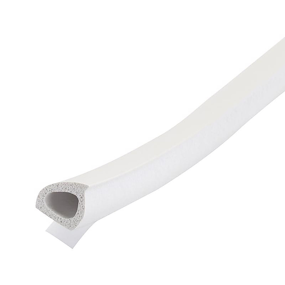 M-D 43846 White Rubber Weatherstrip For Windows, Doors and Windows 17 ft. L x 3/8 in.