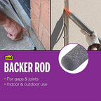 M-D 71464 Gray Polyethylene Caulk Backer Rod For Gaps and Openings 20 ft. L x 3/8 in.