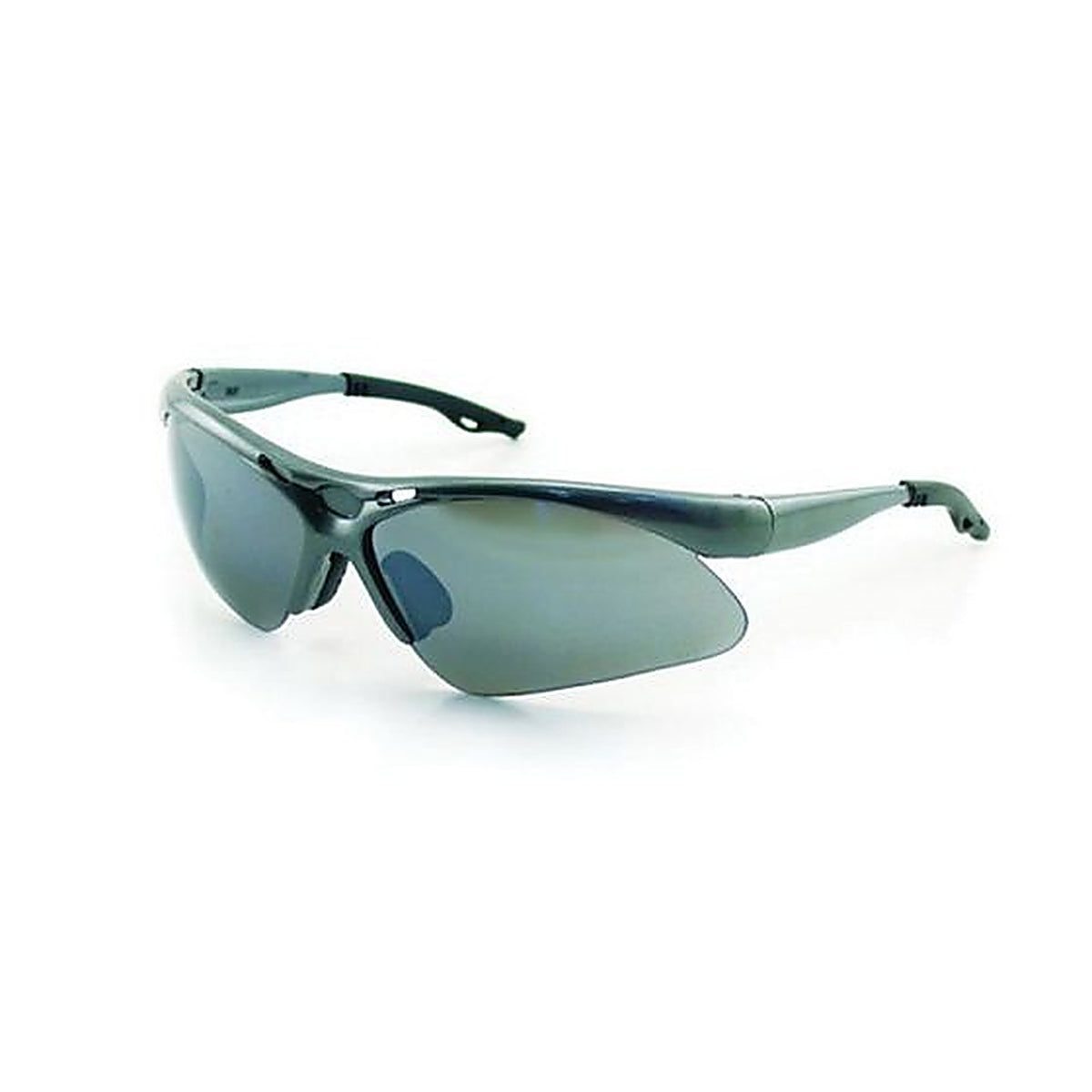 SAS 540-0103 DIAMONDBACK Eyewear Smoke Mirror Lens, Silver Frame w Polybag