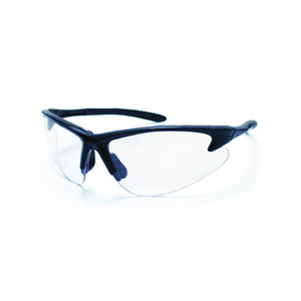 SAS 540-0600 DB2 Eyewear Clear Lens, Black Frame w Polybag
