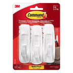 3M 17003-3ES Command White Utility Hooks 5 lb. 3/Pack
