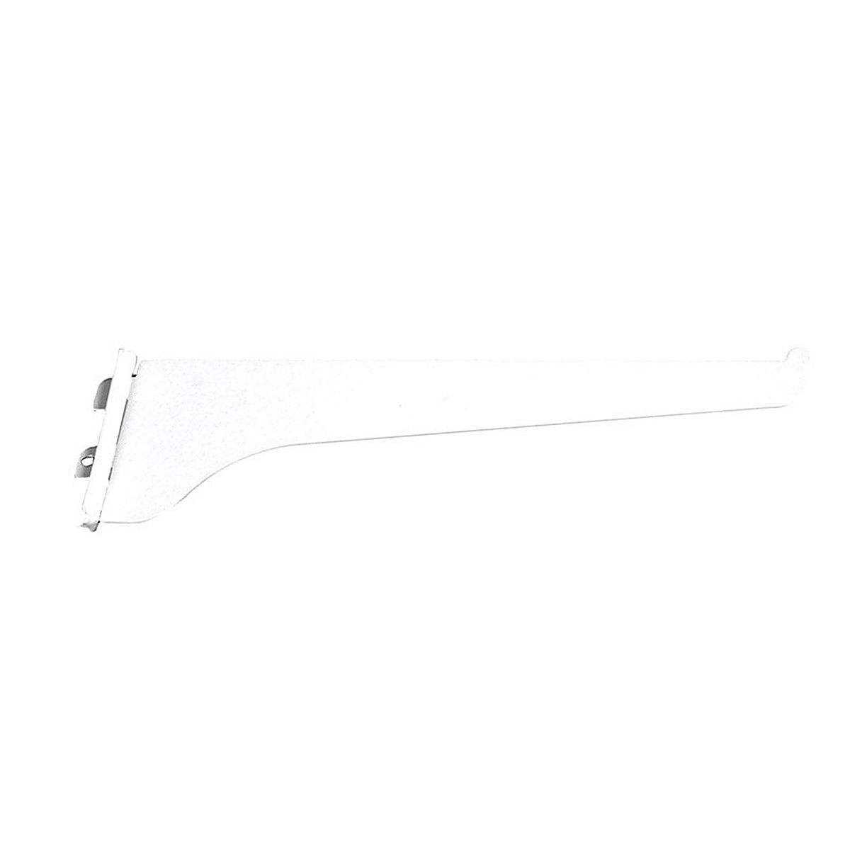 Knape & Vogt 180 WH 10 White Steel Regular Duty Bracket 16 Ga. 10 in. L 160 lb.