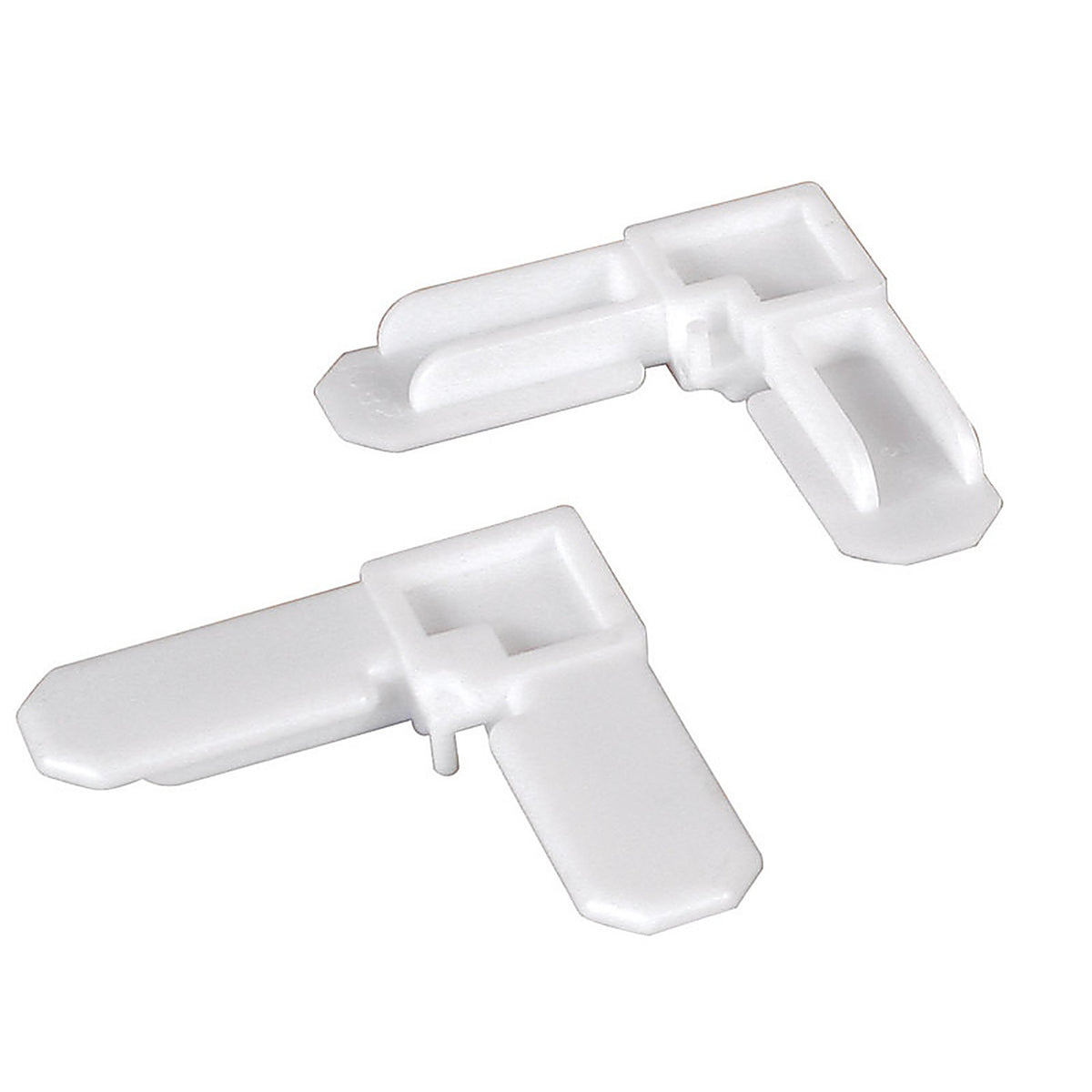 Prime-Line PL 14298 White Plastic 1/4 in. W x 3/4 in. L Screen Frame Corner 100/Pack