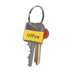 Lucky Line 17204 Plastic Assorted Key Sleeve, Large 4/Pack