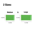 Lucky Line 17116 Plastic Assorted Key Sleeve, Medium 16/Pack