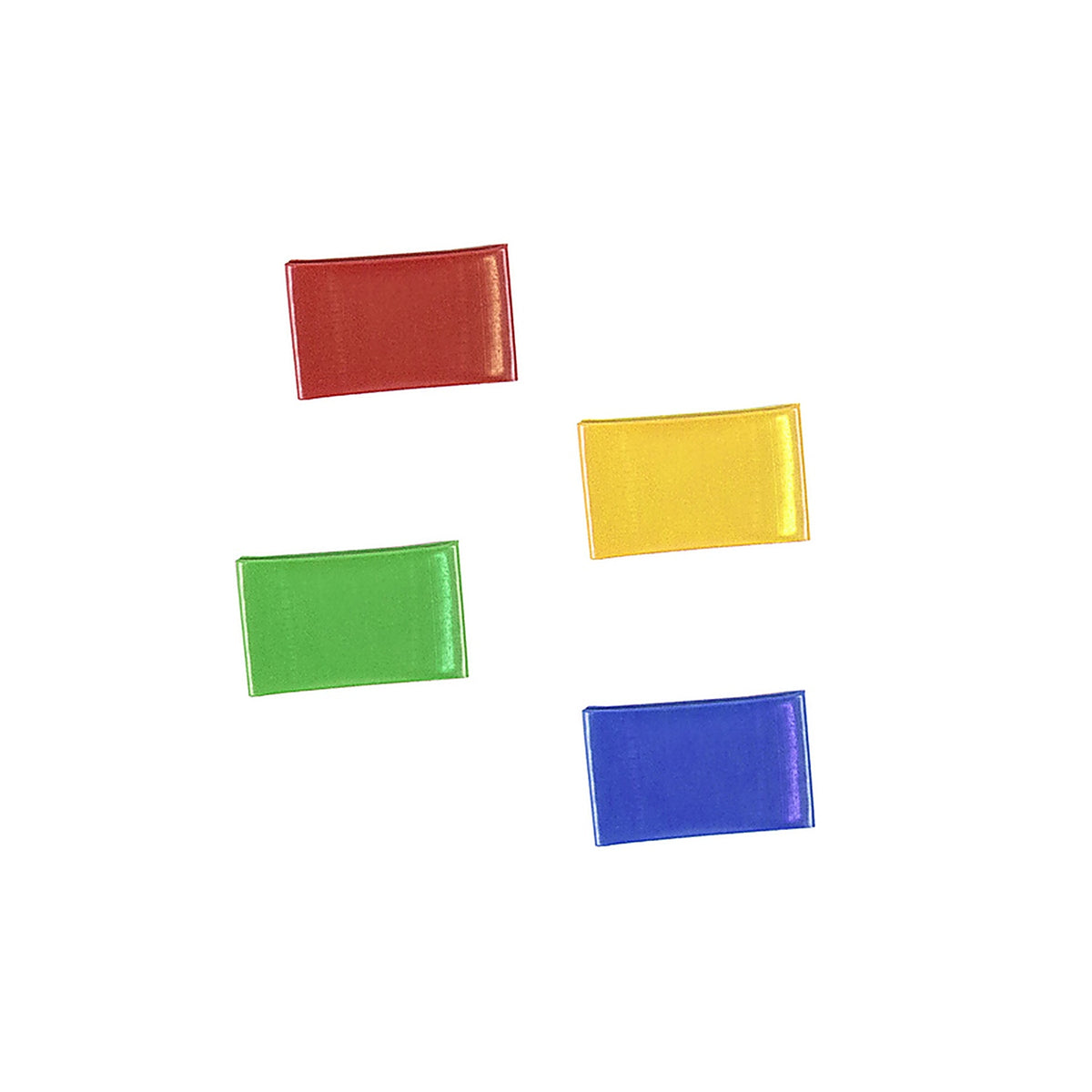 Lucky Line 17248 Plastic Assorted Key ID Tag, Assorted, 48/Pack
