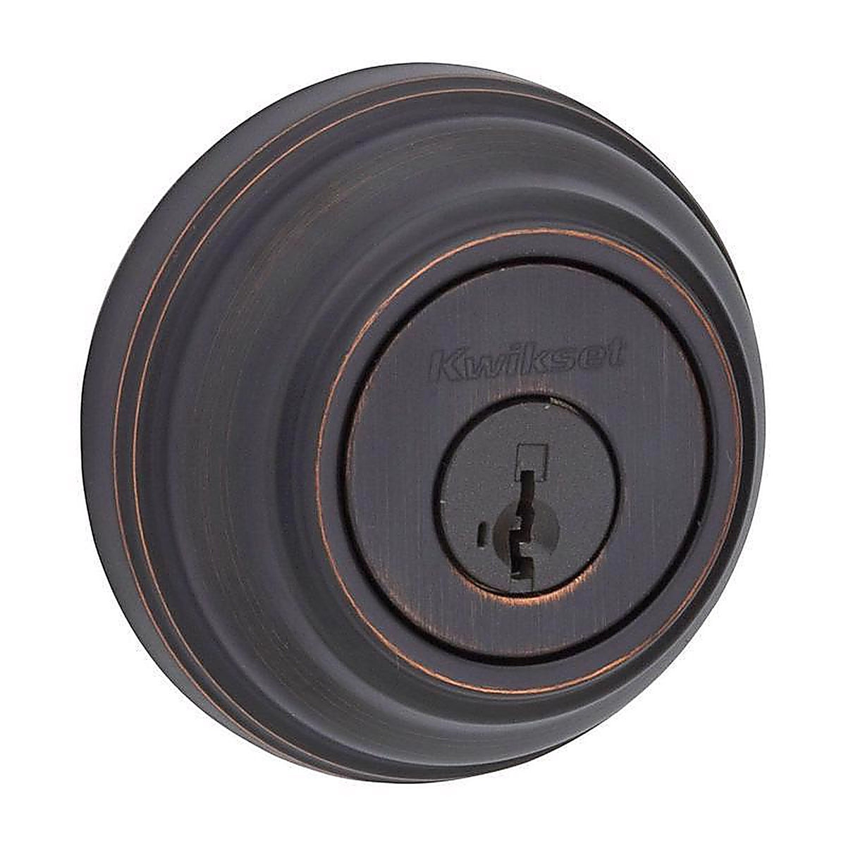 Kwikset 99800-122 SmartKey Venetian Bronze Metal Deadbolt