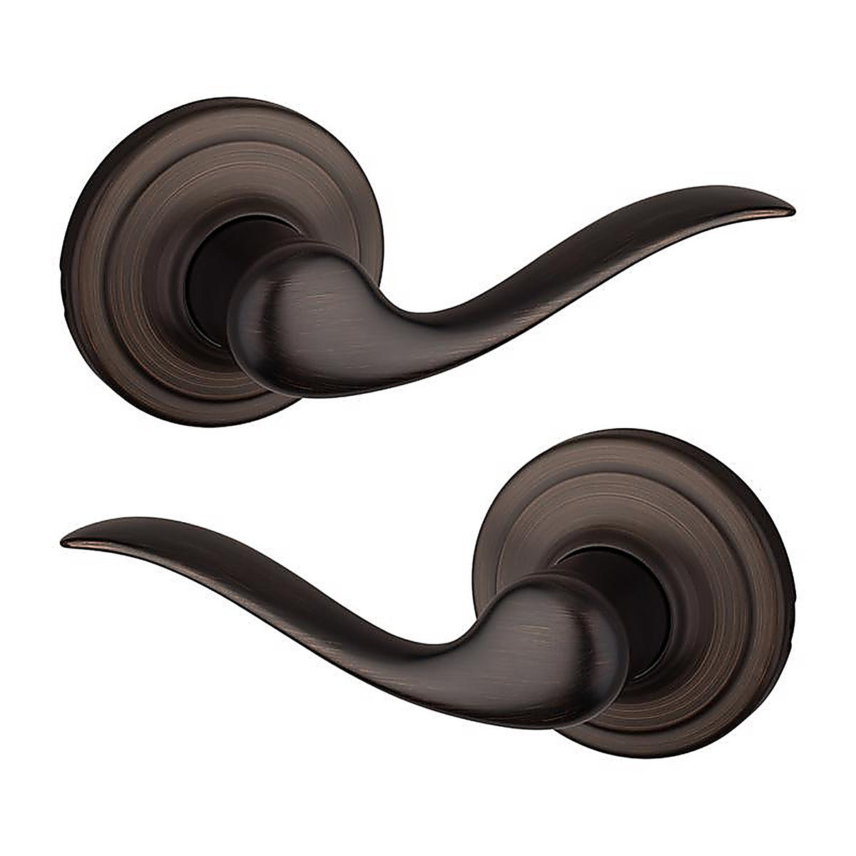 Kwikset 97200-778 Tustin Venetian Bronze Passage Lockset ANSI/BHMA Grade 2 1-3/4 in.