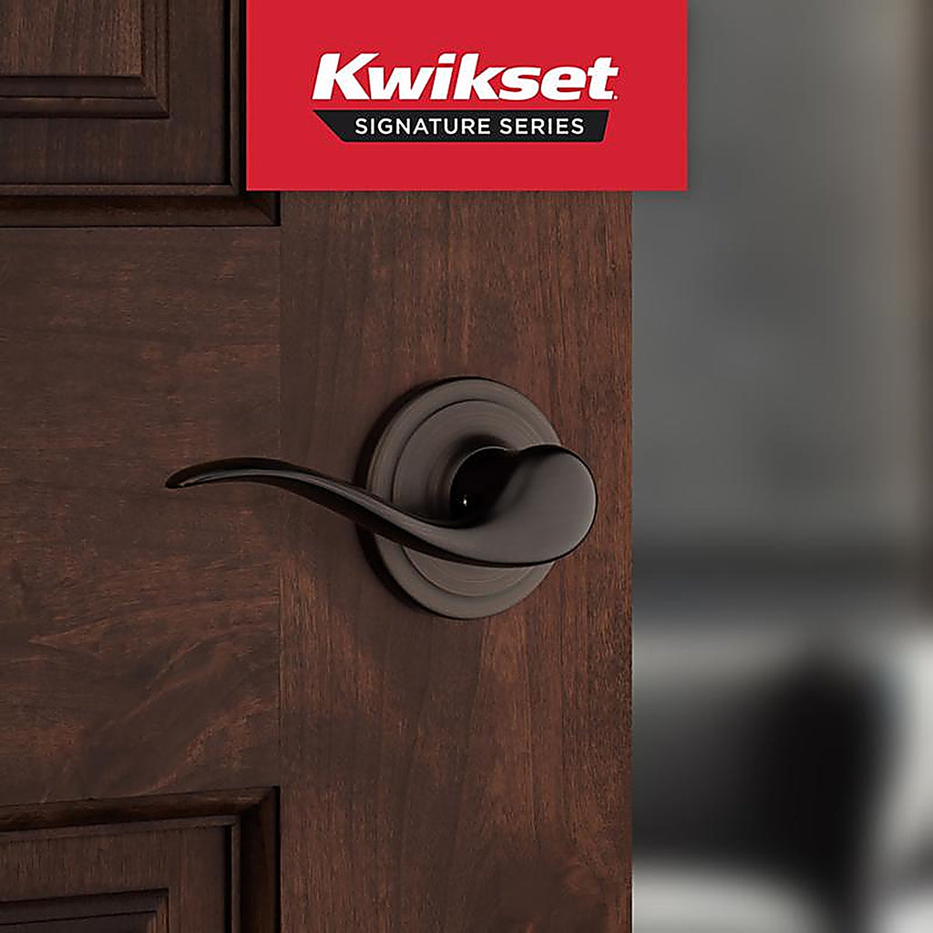 Kwikset 97200-778 Tustin Venetian Bronze Passage Lockset ANSI/BHMA Grade 2 1-3/4 in.