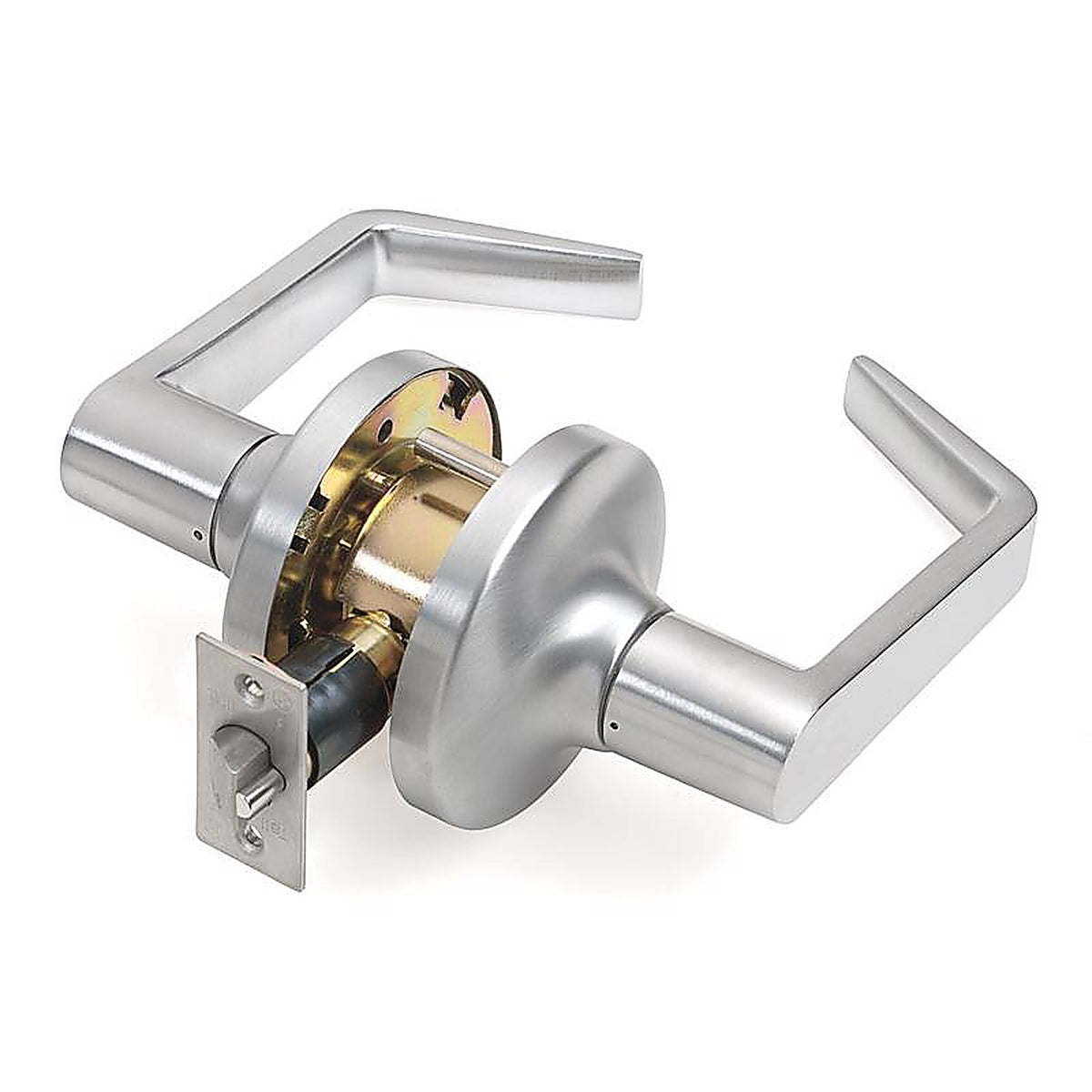 Tell CL100013 Cortland Satin Chrome Passage Lockset ANSI Grade 2 1-3/4 in.