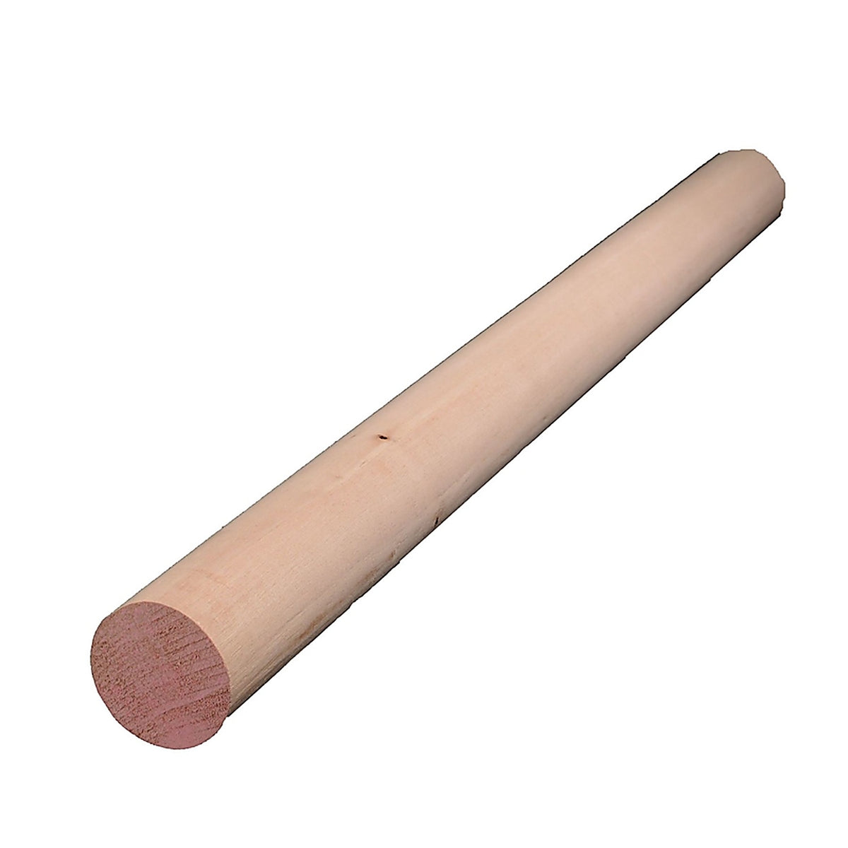 Alexandria Moulding 02521-R0036C1 Round Ramin Hardwood Dowel 1-1/2 in. Dia. x 36 in. L Pink