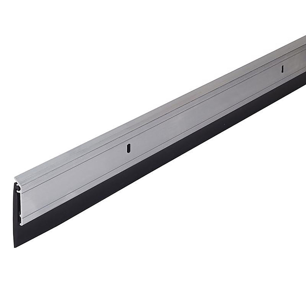 M-D 68247 Silver Aluminum Door Sweep For Commerical, Doors 3 ft. L x 2 in.