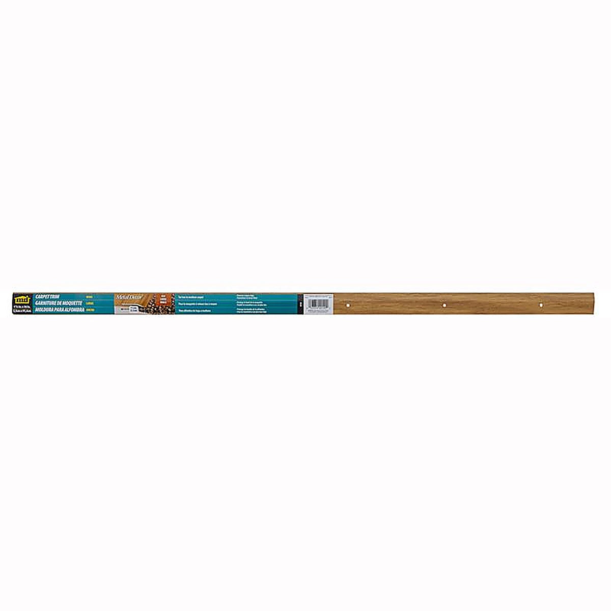 M-D 40120 0.38 in. H x 36 in. L Prefinished Brown Aluminum Carpet Trim