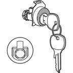 Prime-Line S 4710 Nickel Steel Clockwise Mailbox Lock Cylinder