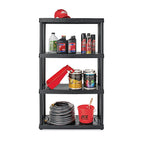 Gracious Living 91021 Maxit 54-1/2 in. H x 32 in. W x 14 in. D Resin Shelving Unit