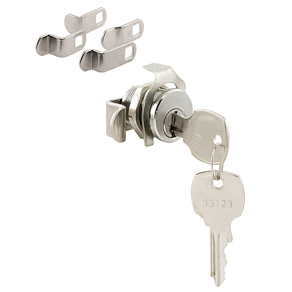 Prime-Line S 4573 Brushed Nickel Steel Counter Clockwise Mailbox Lock