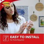 3M 17081-6ES Medium Plastic Designer Hooks 3-1/8 in. L 6/Pack