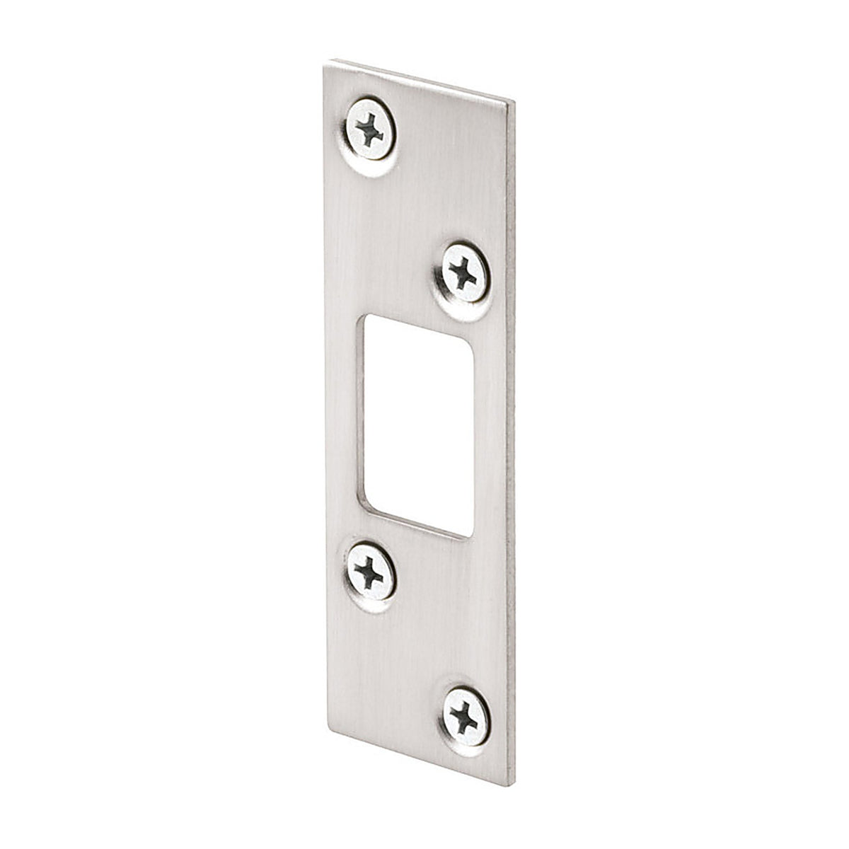 Prime-Line E 2461 3.625 in. H x 1.25 in. L Satin Nickel Steel High Security Deadbolt Strike