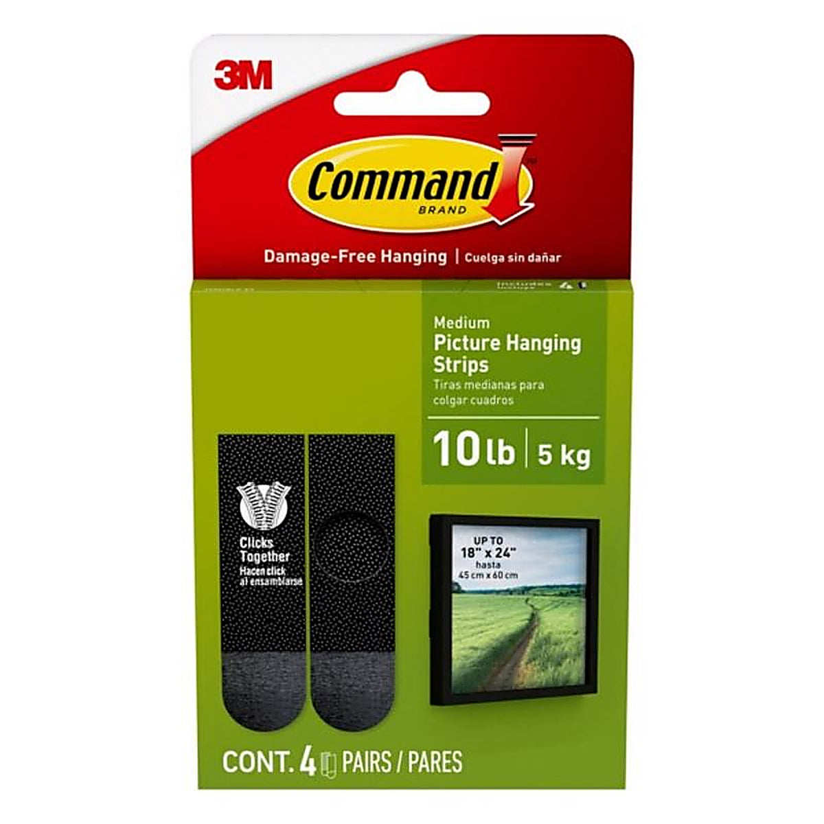 3M 17201BLK-ES Command Brown