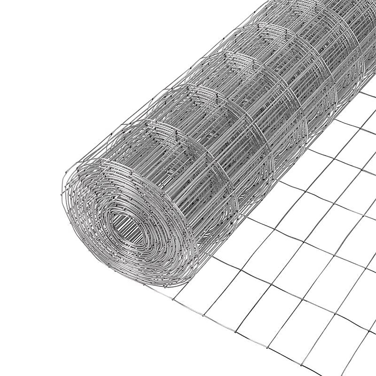 Garden Zone 432425 IronRidge 24 in. H x 24 in. W 25 ft. Steel Wire Cage No