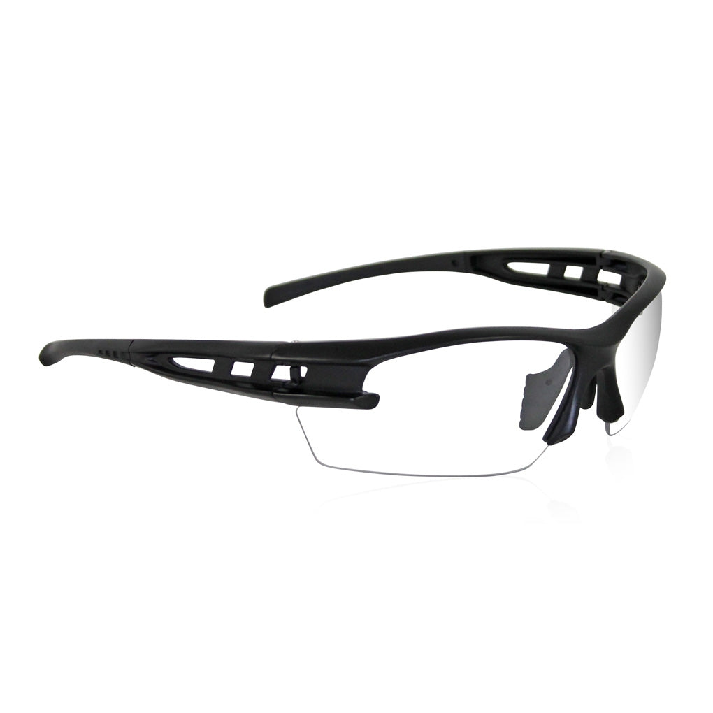SAS 5511-01 Spectro Glasses Black Frame Clear Lens Polybag