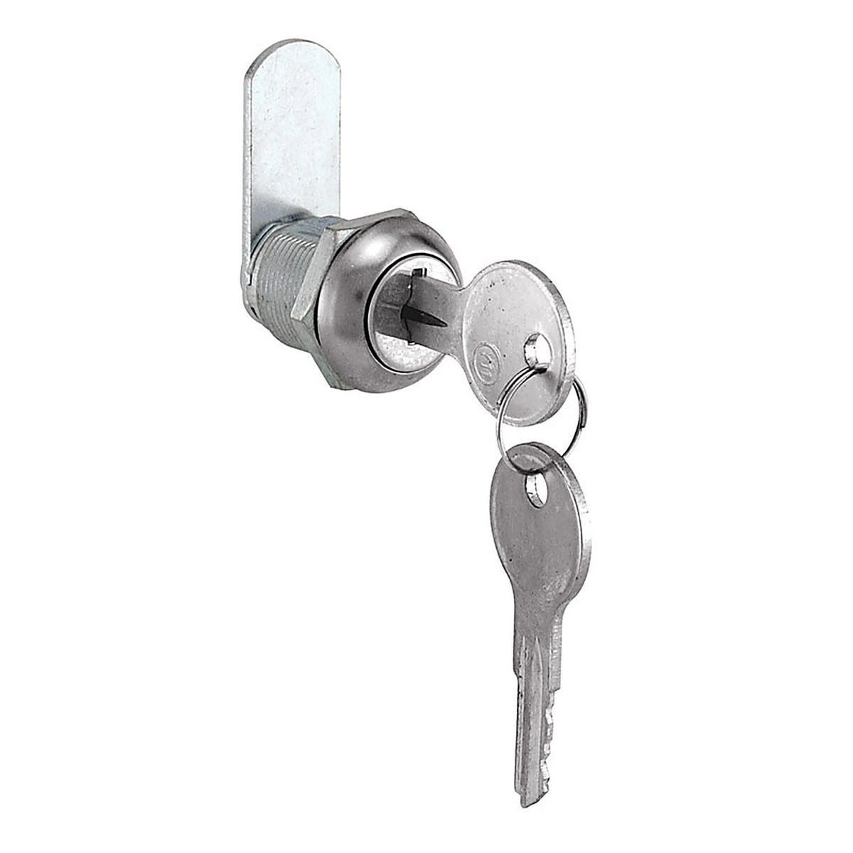 Prime-Line CCEP 9941KA Chrome Gray Steel Cabinet/Drawer Lock