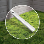 Amerimax 37030 2 in. H x 3 in. W x 30 in. L White Vinyl Downspout Extension