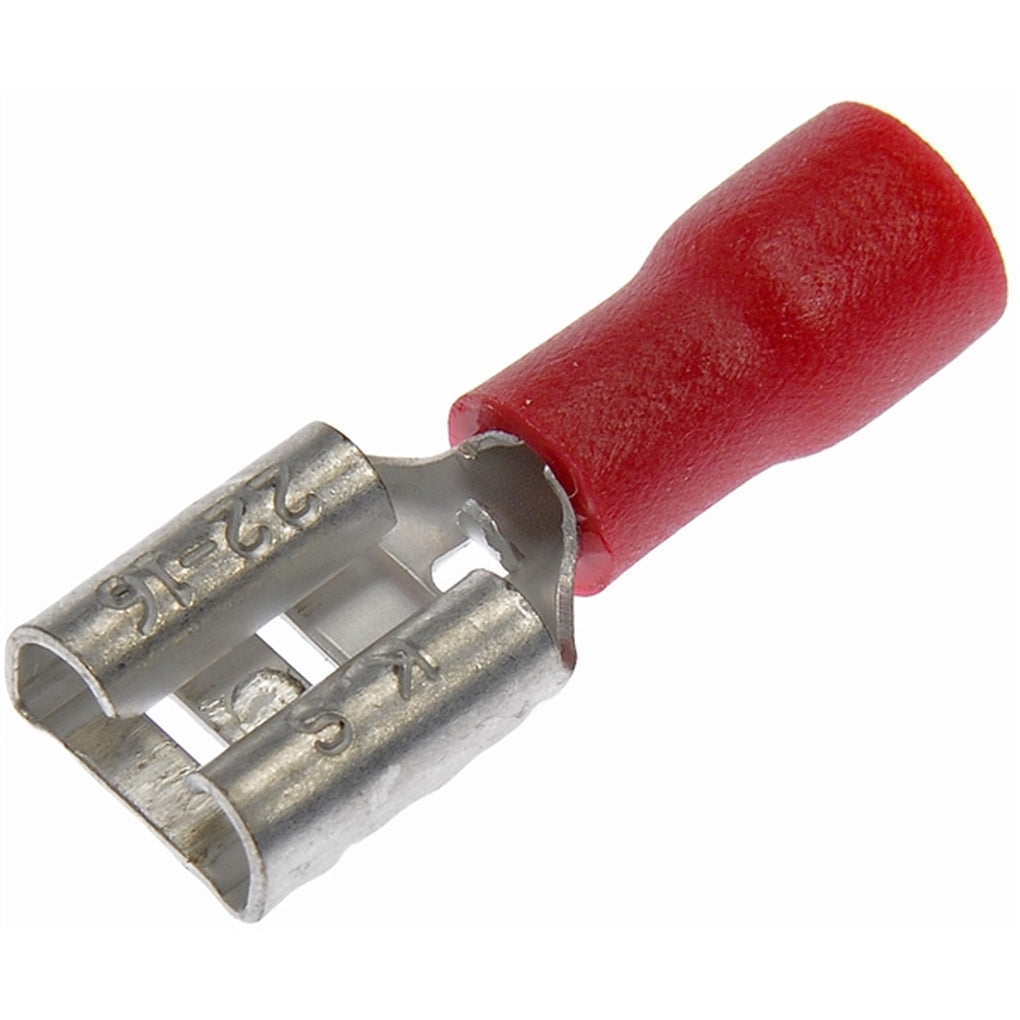 Dorman 85485 22-18 Gauge Female Quick Disconnect, .250 In., Red
