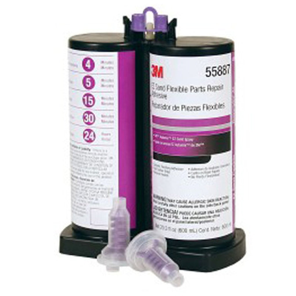 3M 55887 EZ Sand Flexible Parts Repair Adhesive, 600 mL