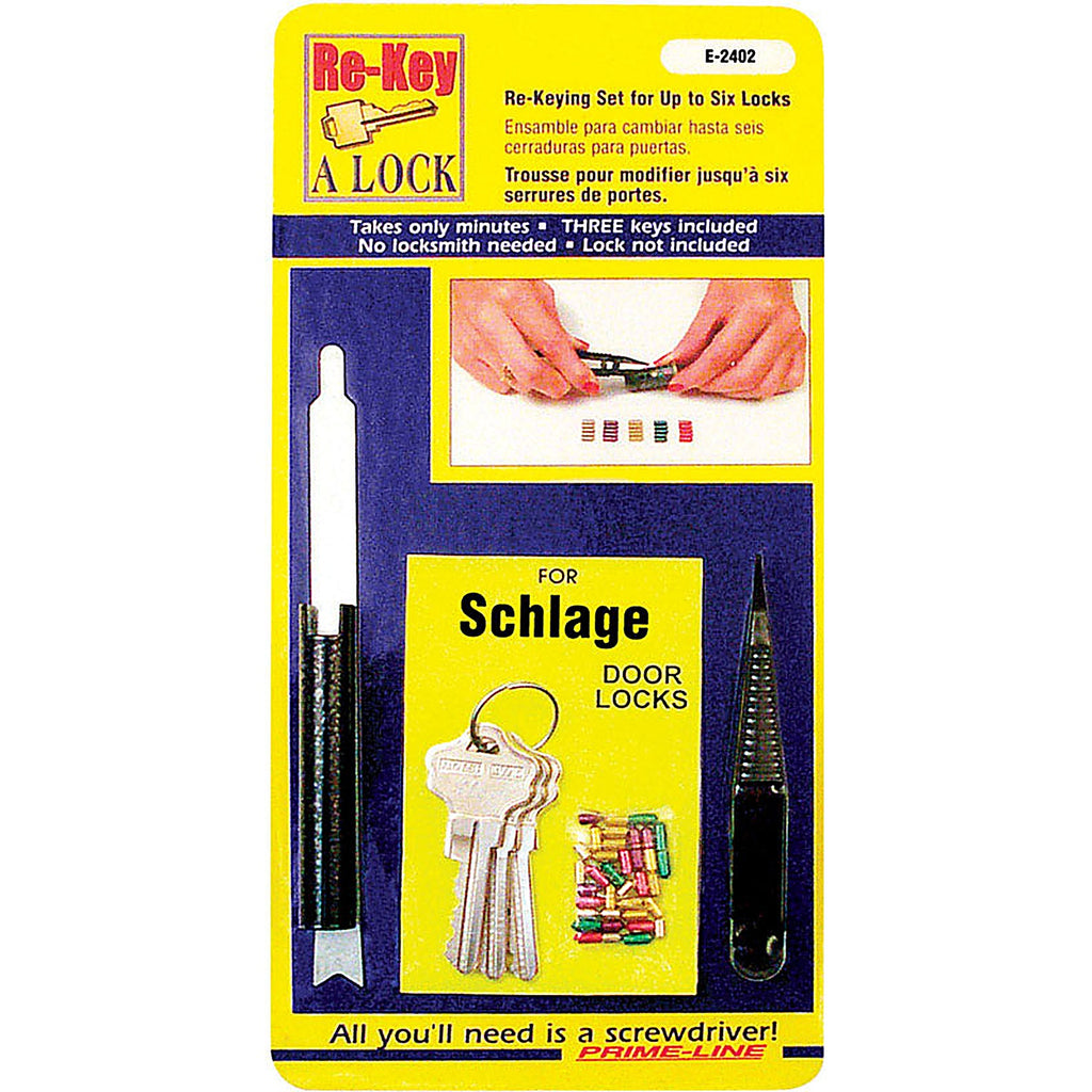 Prime-Line E 2402 No. 5 Metal Re-Keying Kit 1/Pack