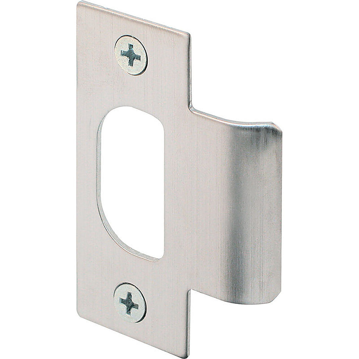 Prime-Line E 2299 2.75 in. H x 2.75 in. L Brushed Stainless Steel Brass T- Strike