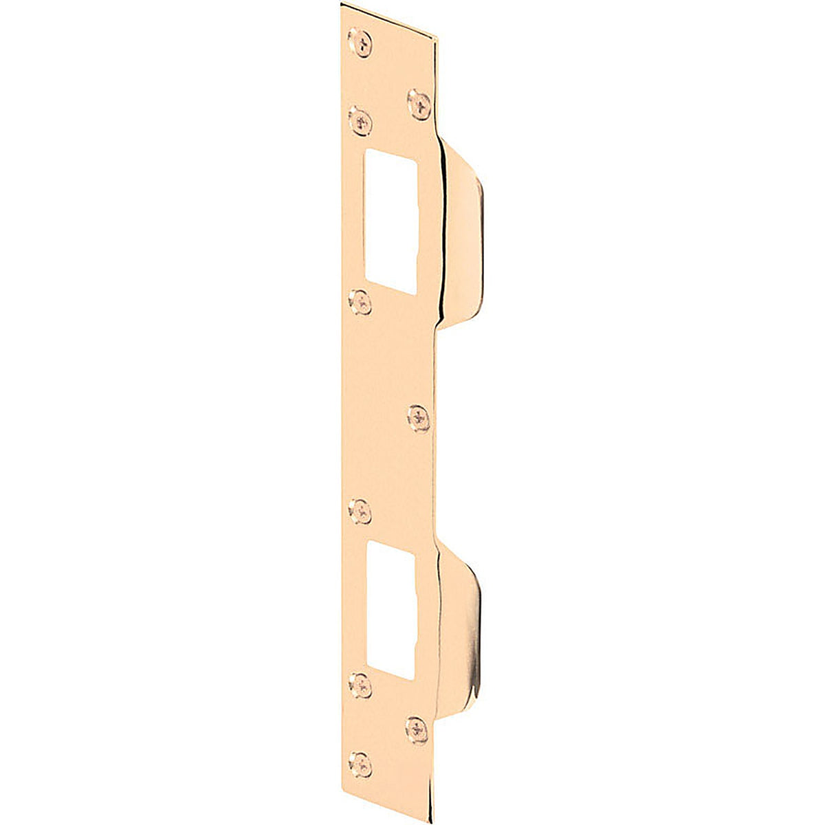 Prime-Line U 9480 11 in. H x 1.625 in. L Brass-Plated Steel Door Strike