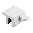 Prime-Line U 9802 Painted White Aluminum Window Lock 1/Pack