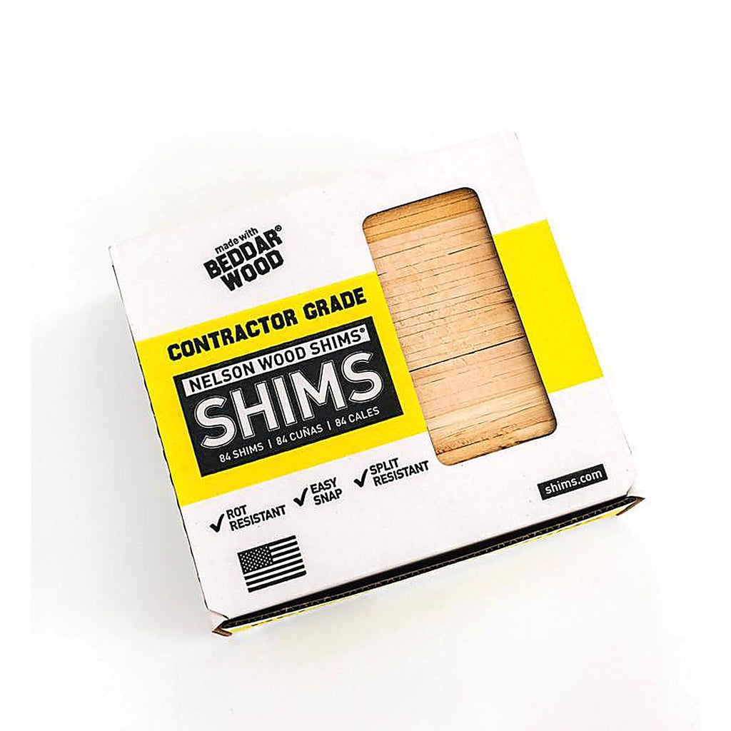 Nelson Wood Shims CSH8/84/300 Nelson Wood Shims 1.5 in. W Wood Shim 84/Pack