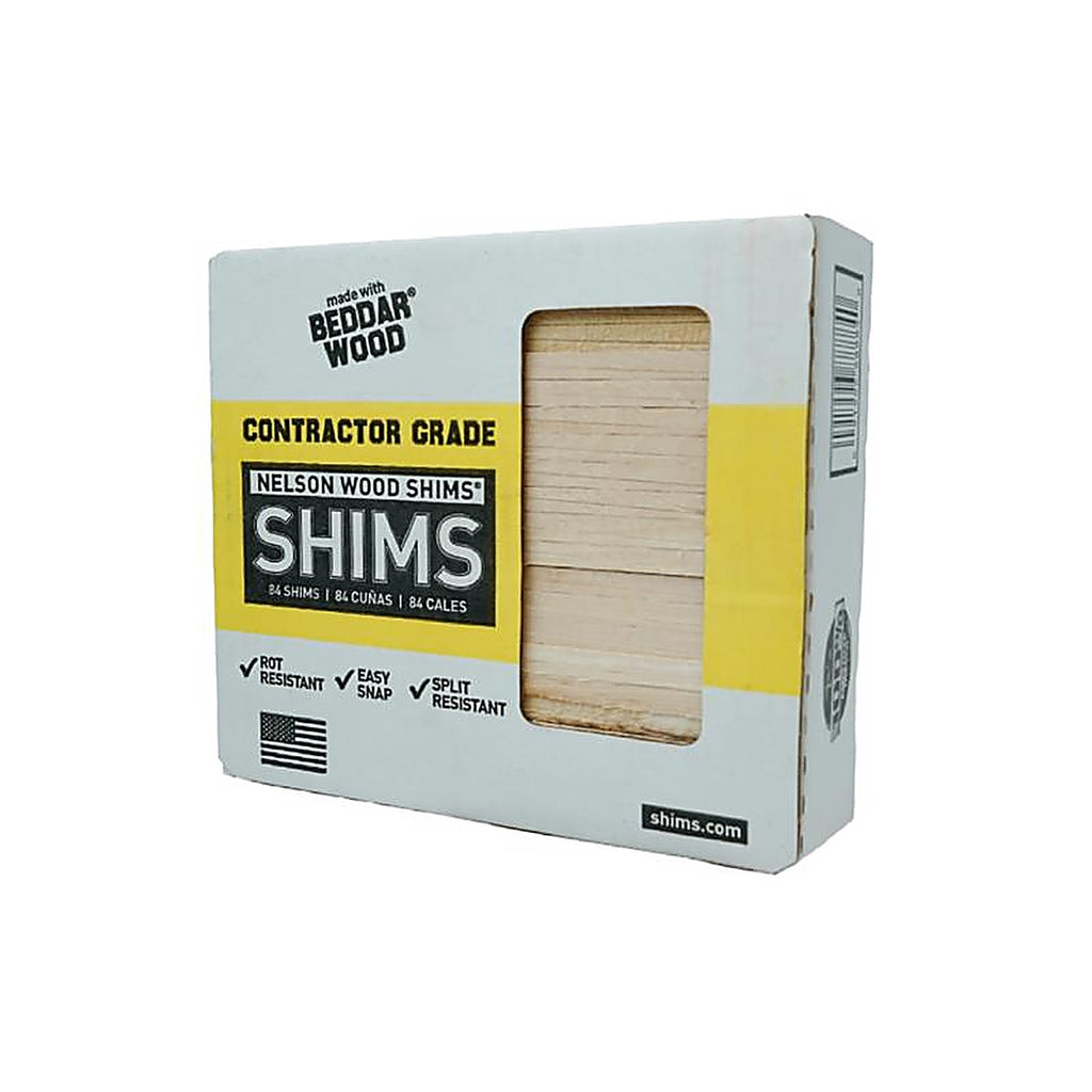 Nelson Wood Shims CSH8/84/300 Nelson Wood Shims 1.5 in. W Wood Shim 84/Pack