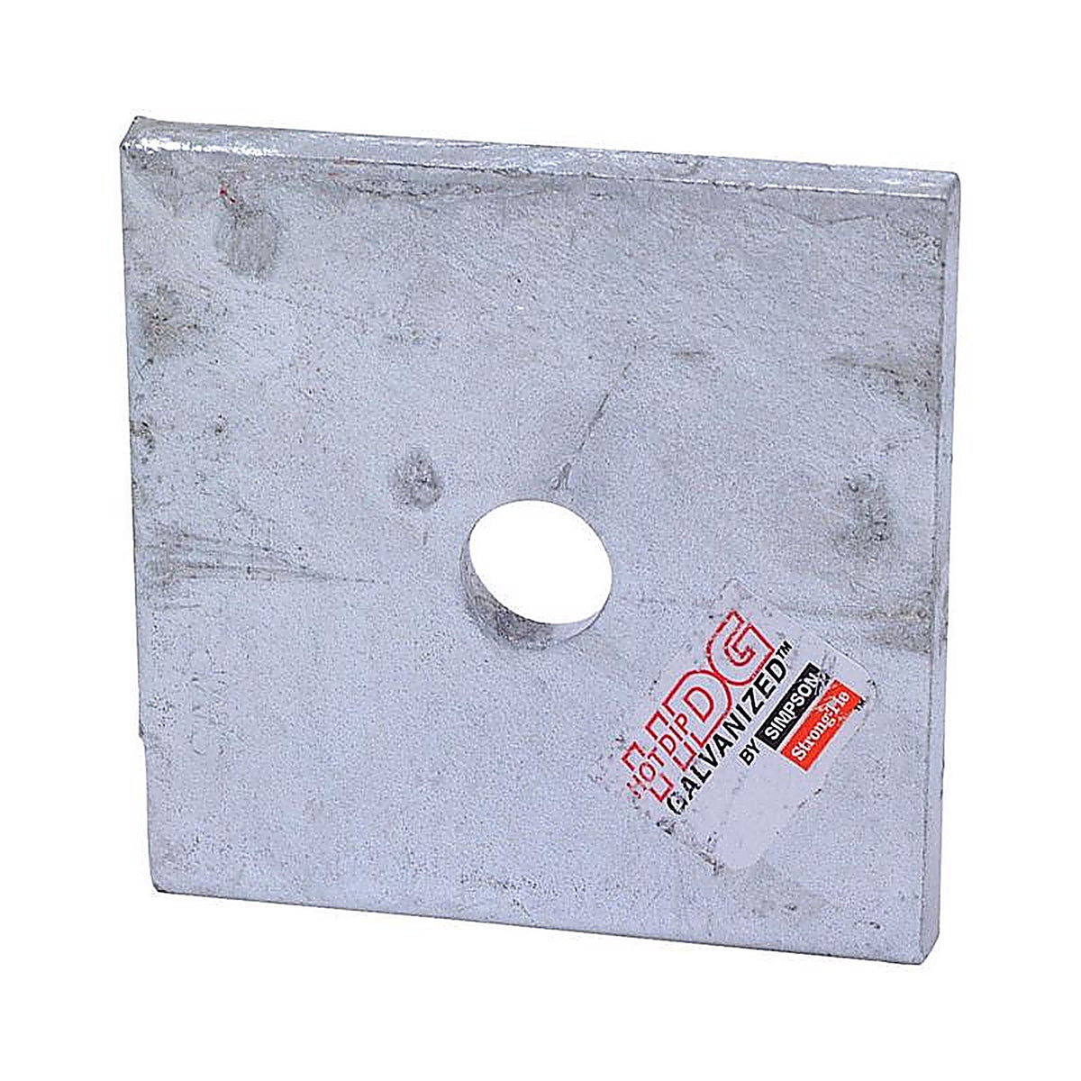 Simpson Strong-Tie BP 1/2-3HDG 2 in. H x 0.8 in. W x 3 in. L Galvanized Steel Bearing Plate HDG