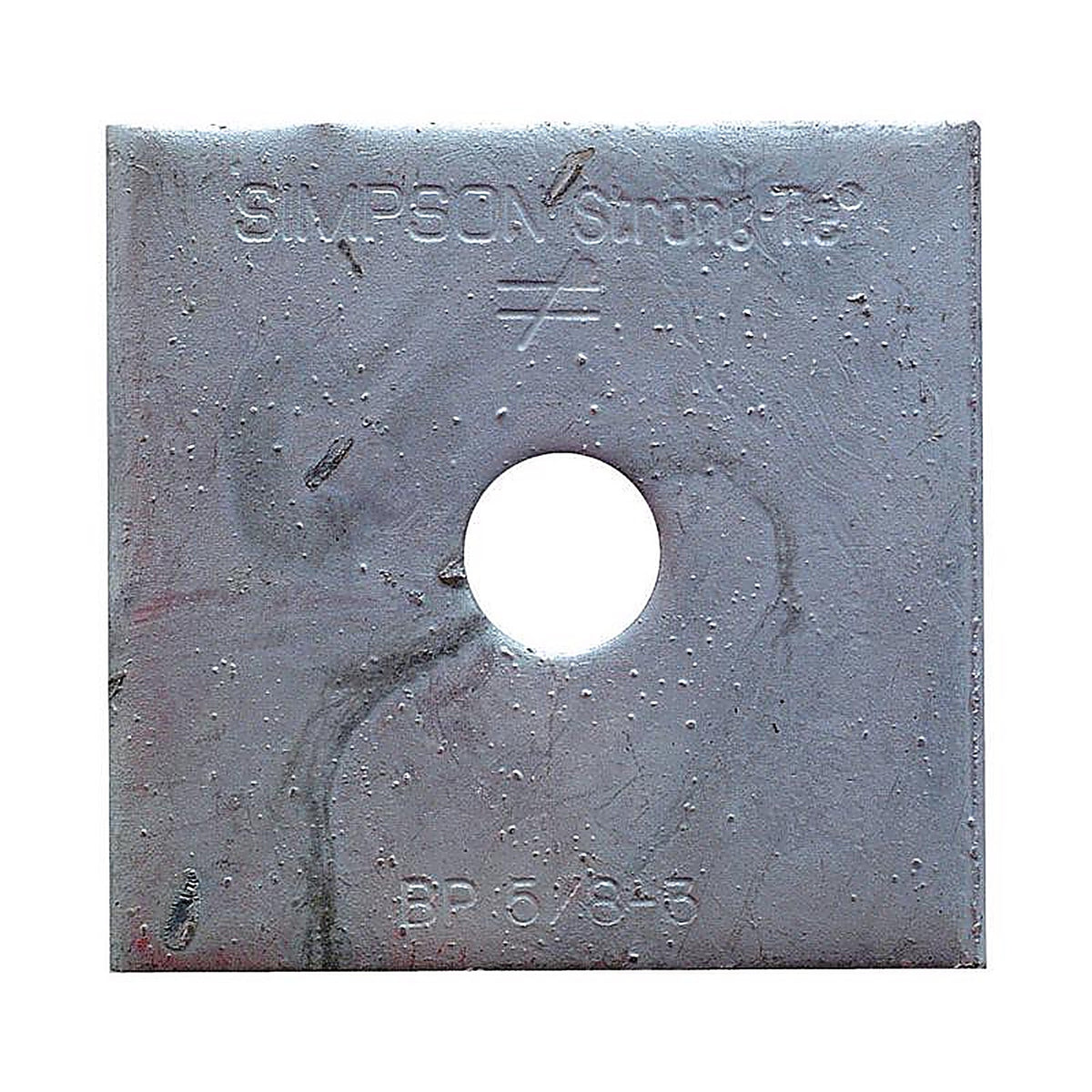 Simpson Strong-Tie BP 5/8-3HDG 3 in. H x 0.3 in. W x 3 in. L Galvanized Steel Bearing Plate HDG