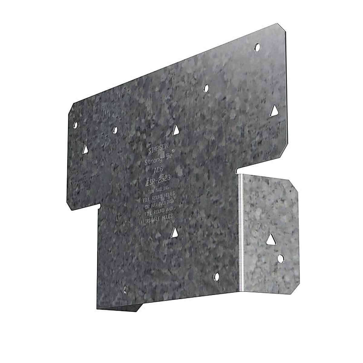 Simpson Strong-Tie AC6Z ZMax 8.5 in. H x 1.5 in. W 18 Ga. Galvanized Steel End Post Cap