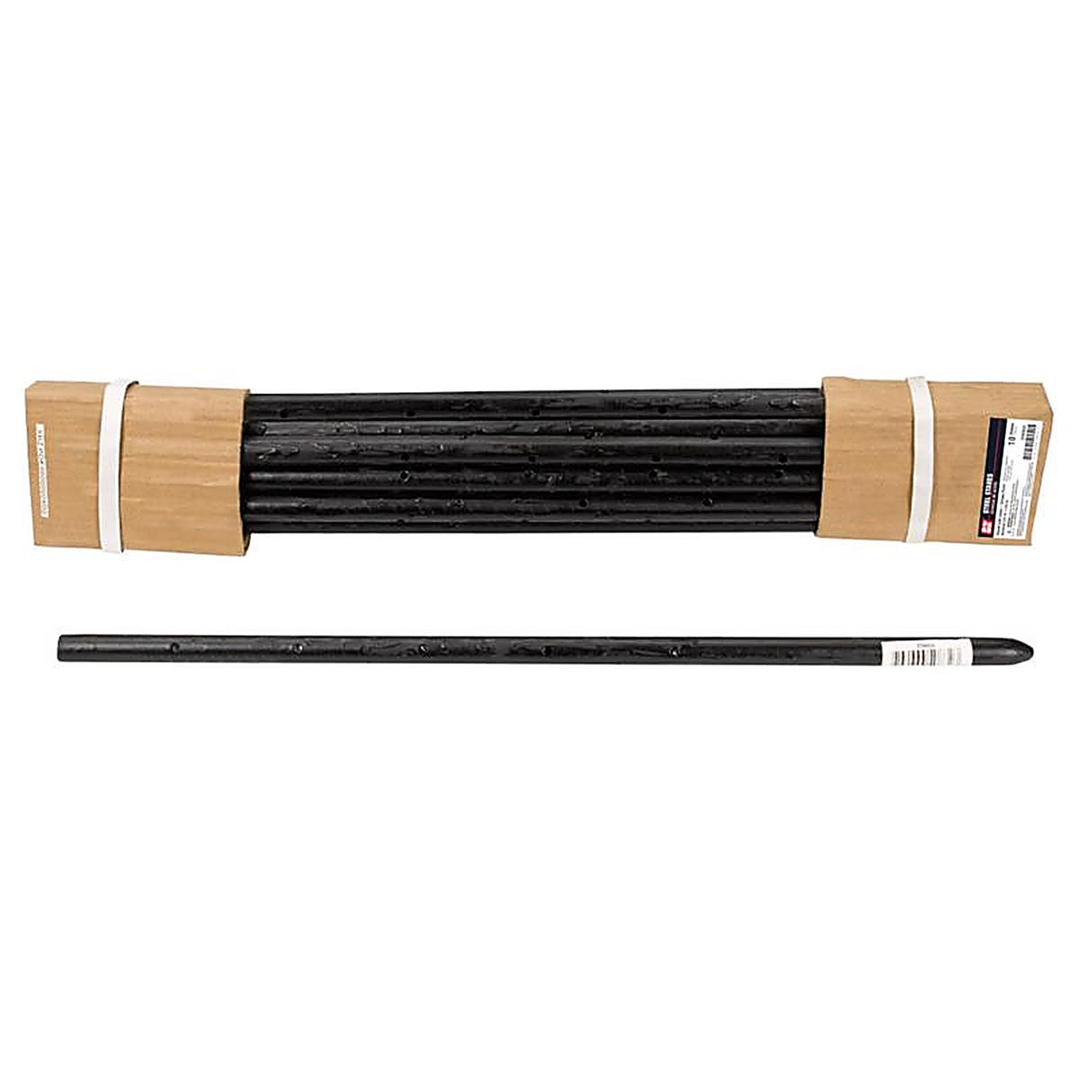 Grip-Rite STKR24 Steel Round Stake with Holes 24 in. H x 0.75 in. Dia.