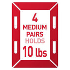 3M 17201-4PK White Picture Hanging Strips 12 lb. 8/Pack Foam