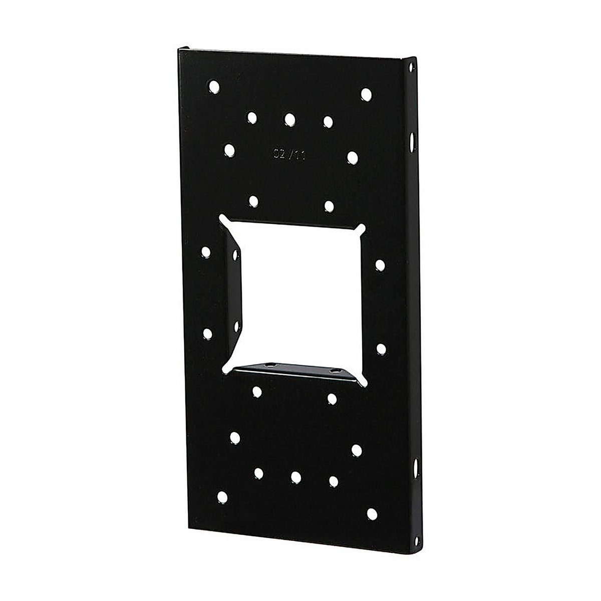 Gibraltar UMBS0B06 Black Steel Mailbox Mounting Board .060 Ga. 12.875 in. L