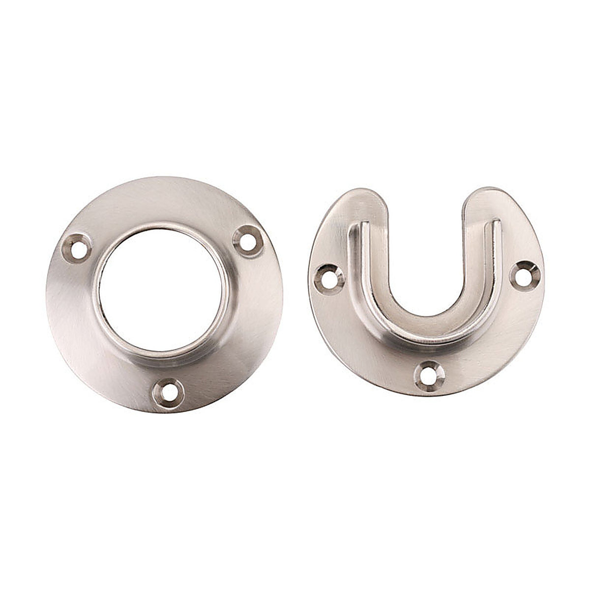 Knape & Vogt CD-0010-BN Pro HD 6-1/2 in. L x 1-5/16 in. Dia. Brushed Nickel Steel Rod Socket